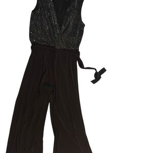 Black Sequin Jumpsuit